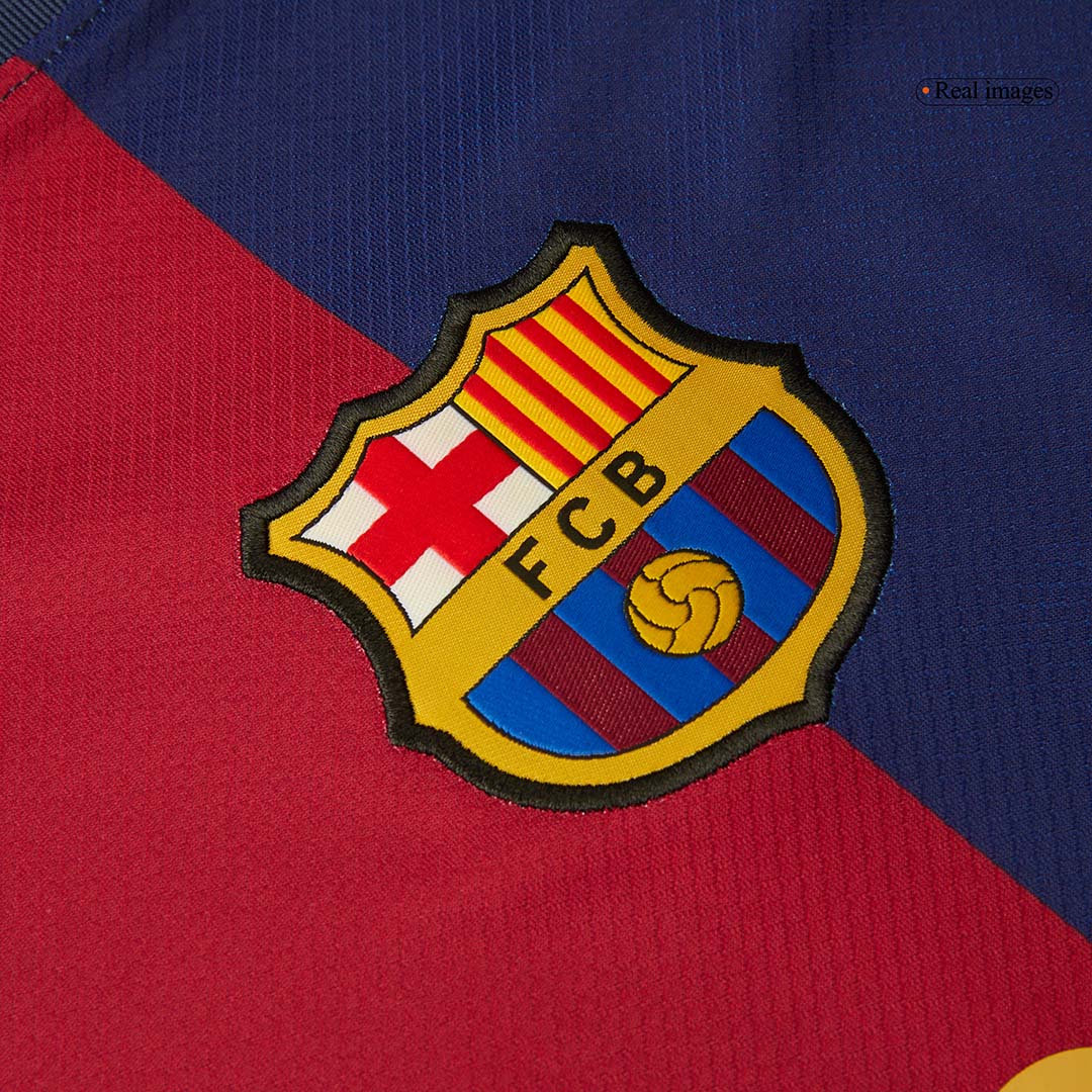Koszulka domowa Barcelona X Travis Scott 2024/25 czerwono-niebieska
