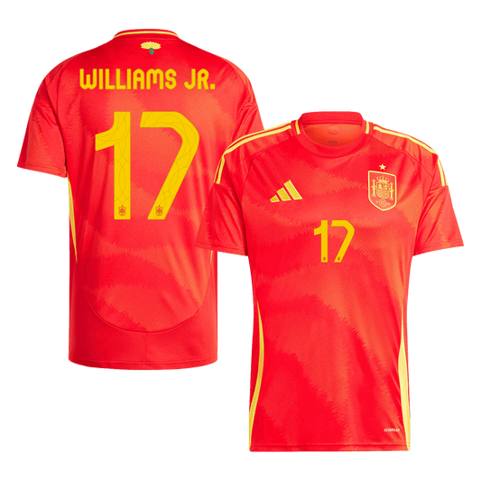 WILLIAMS JR. #17 Hiszpania Koszulka domowa piłkarska Euro 2024