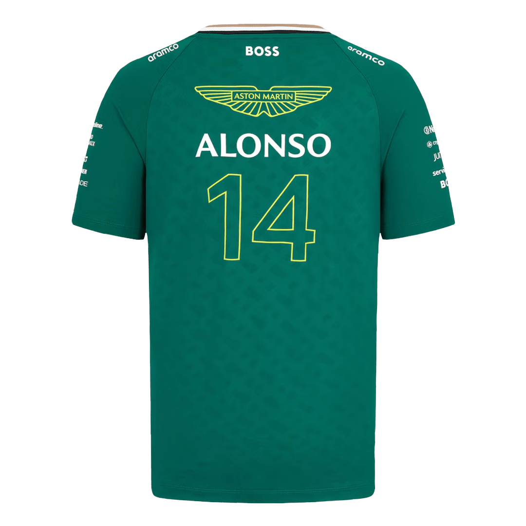 Koszulka kierowcy Fernando Alonso z Aston Martin Aramco Cognizant F1 Racing Team 2024