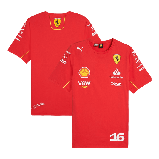 Koszulka zespołu Ferrari F1 Racing Team Charles Leclerc nr 16 2024