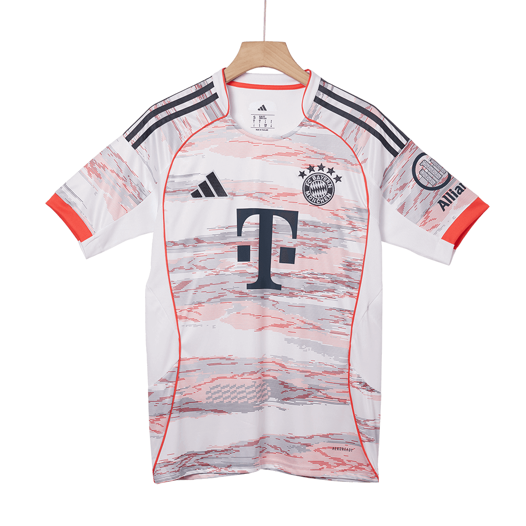 Koszulka wyjazdowa MÜLLER Special #25 Bayern Monachium 2025/26, biała