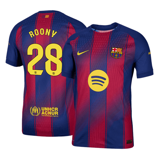 Oryginalna koszulka domowa ROONY #28 Barcelona 2025/26