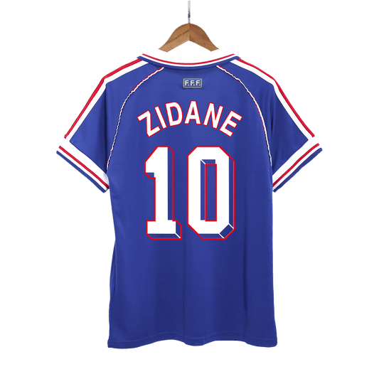 Koszulka piłkarska Retro ZIDANE #10 1998 Francja