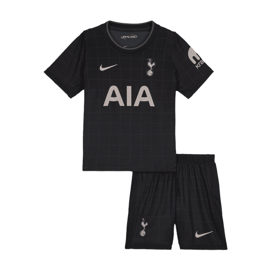 Dziecięcy zestaw wyjazdowy Tottenham Hotspur (koszulka + spodenki) 2025/26, czarny