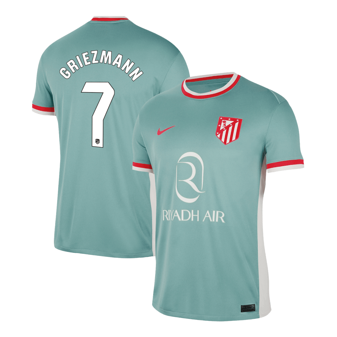 GRIEZMANN #7 Atletico Madryt Wyjazdowa Koszulka Piłkarska 2024/25