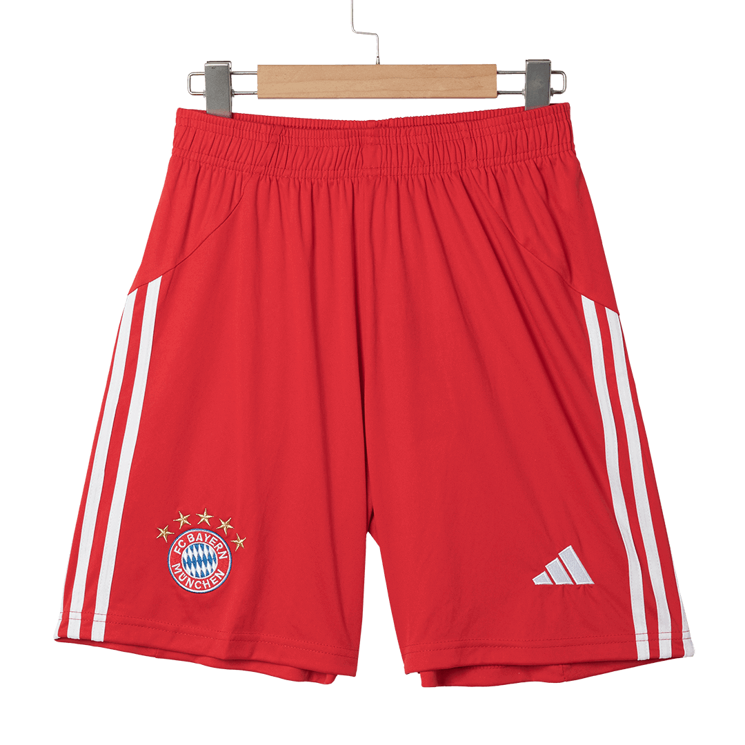 Zestaw domowy Bayernu Monachium (koszulka + spodenki + skarpetki) 2025/26 czerwony