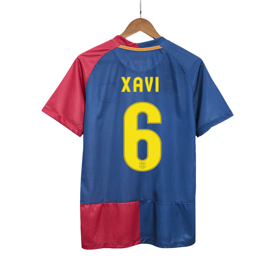 Koszulka domowa Barcelony Retro XAVI #6 2008/09