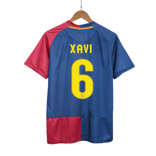Koszulka domowa Barcelony Retro XAVI #6 2008/09