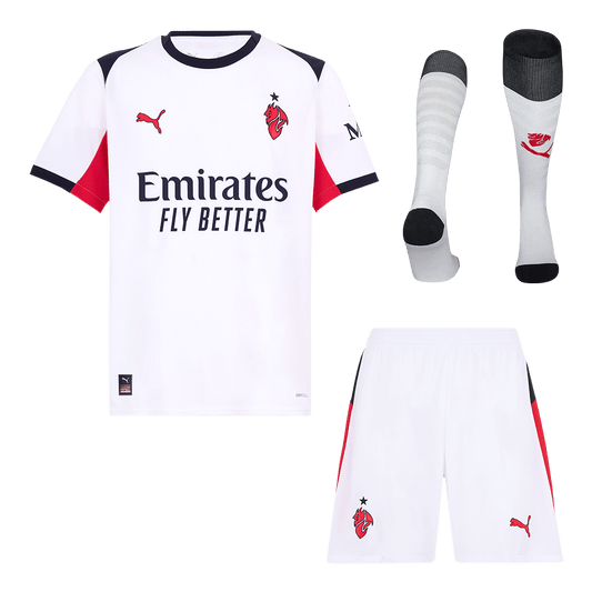 Komplet wyjazdowy AC Milan (koszulka + spodenki + skarpetki) 2025/26