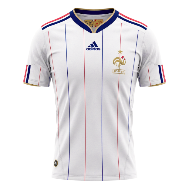 Koszulka wyjazdowa reprezentacji Francji na sezon 2010