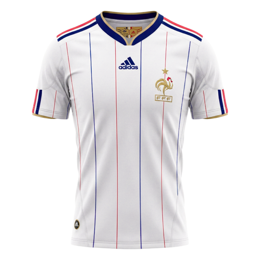 Koszulka wyjazdowa reprezentacji Francji na sezon 2010
