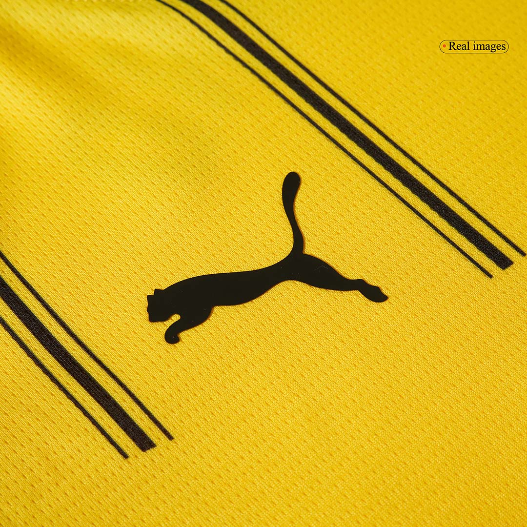 Dziecięcy zestaw piłkarski Borussia Dortmund Home (koszulka + spodenki)
