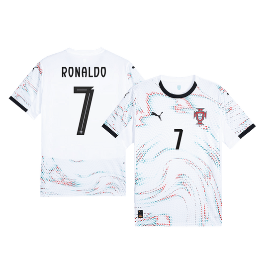Koszulka wyjazdowa RONALDO #7 Portugalii 2025