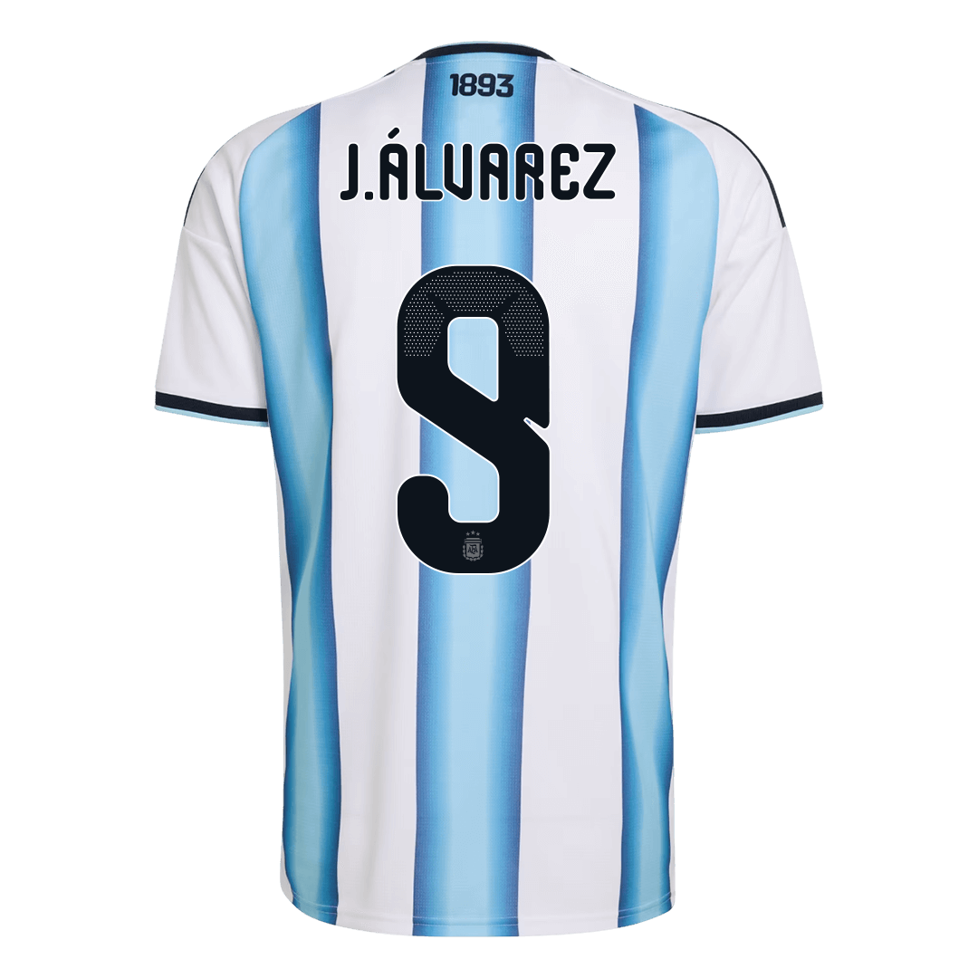 Koszulka piłkarska J.ÁLVAREZ #9 Argentyna domowa 2026