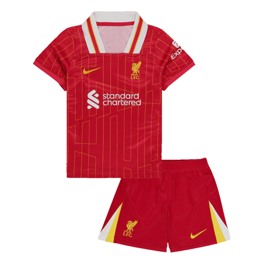 Liverpool Tanie Dziecięce Zestawy Domowe 2024/25 (Koszulka + Spodenki)