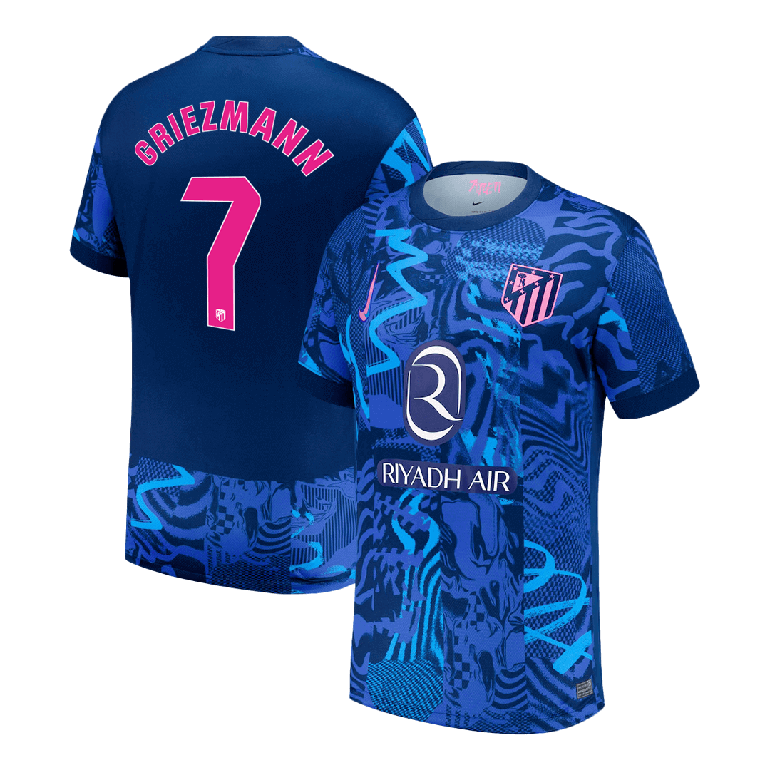 GRIEZMANN #7 Atletico Madryt Trzecia Wyjazdowa Koszulka Piłkarska 2024/25