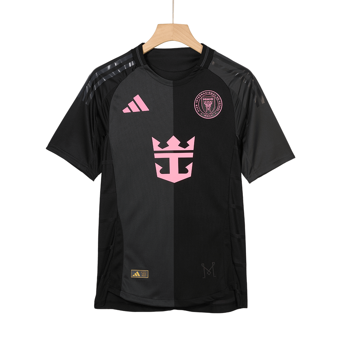 Oryginalna koszulka wyjazdowa DE PAUL #7 Inter Miami CF 2025 w kolorze czarno-szarym