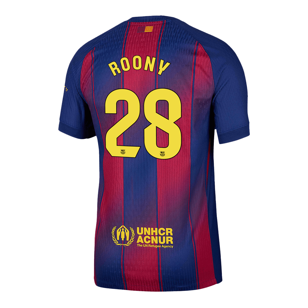 Oryginalna koszulka domowa ROONY #28 Barcelona 2025/26