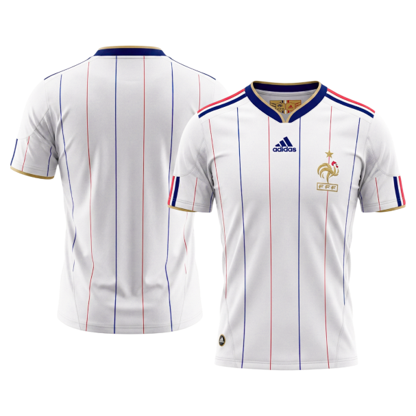 Koszulka wyjazdowa reprezentacji Francji na sezon 2010