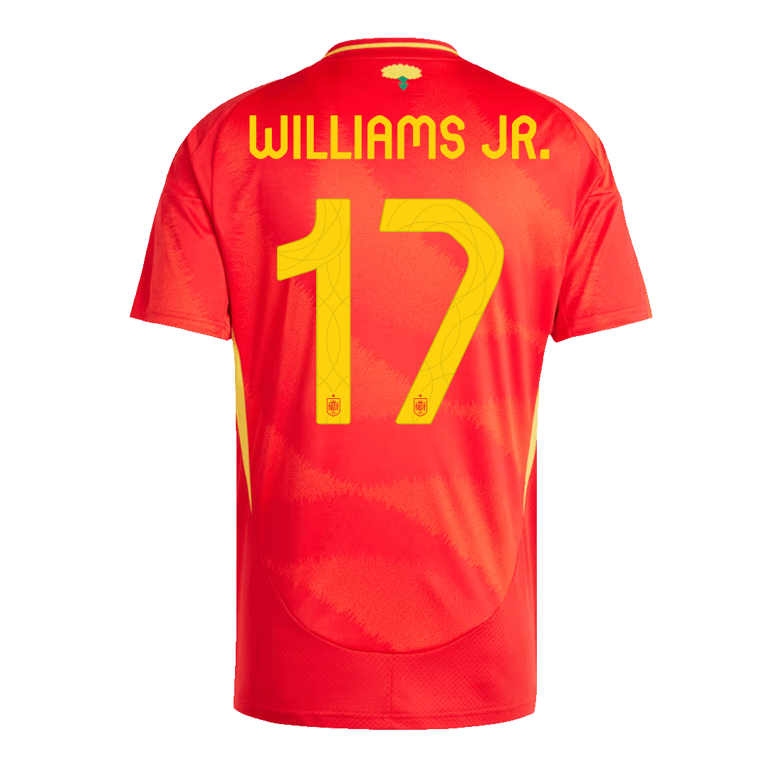 WILLIAMS JR. #17 Hiszpania Koszulka domowa piłkarska Euro 2024