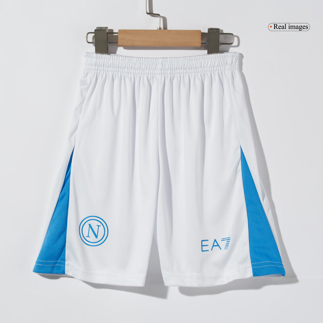 Dziecięcy zestaw piłkarski Napoli Home (koszulka + spodenki) 2024/25