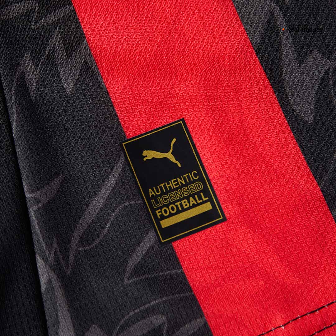 Koszulka piłkarska MODRIĆ #14 AC Milan 2025/26 czerwono-czarna