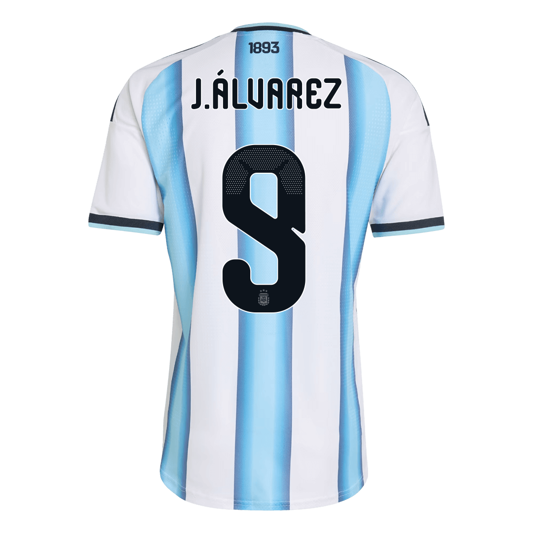 Oryginalna koszulka domowa J.ÁLVAREZA #9 Argentyny na rok 2026