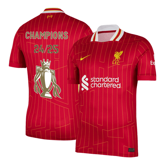Czerwona koszulka domowa Liverpoolu - MISTRZOWIE 24/25