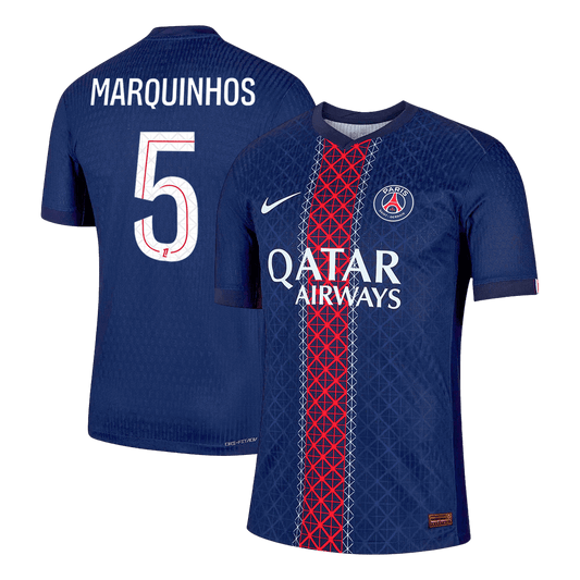 Oryginalna koszulka domowa PSG MARQUINHOS #5 2025/26 w kolorze granatowym