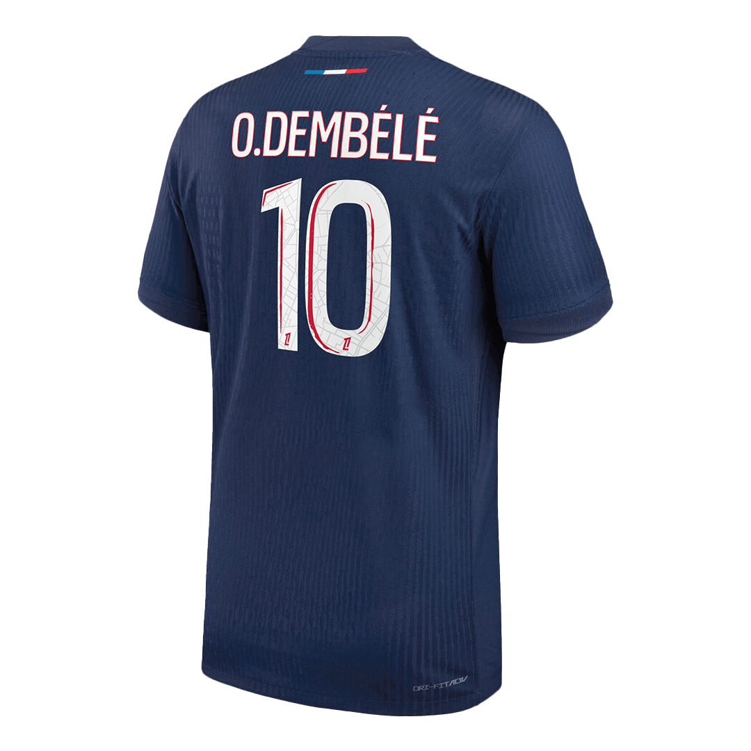 Autentyczna koszulka piłkarska O.DEMBÉLÉ #10 PSG 2024/25 granatowa