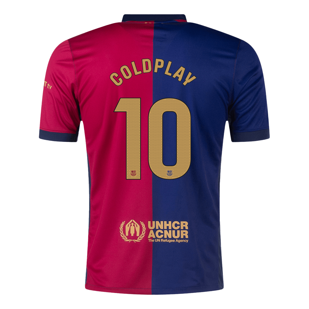 Koszulka domowa COLDPLAY #10 Barcelona 2024/25 - COLDPLAY