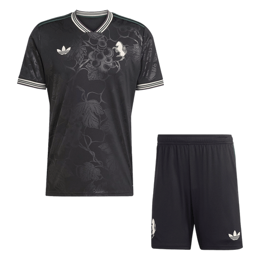 Trzeci wyjazdowy zestaw piłkarski Juventusu (koszulka + spodenki) 2025/26