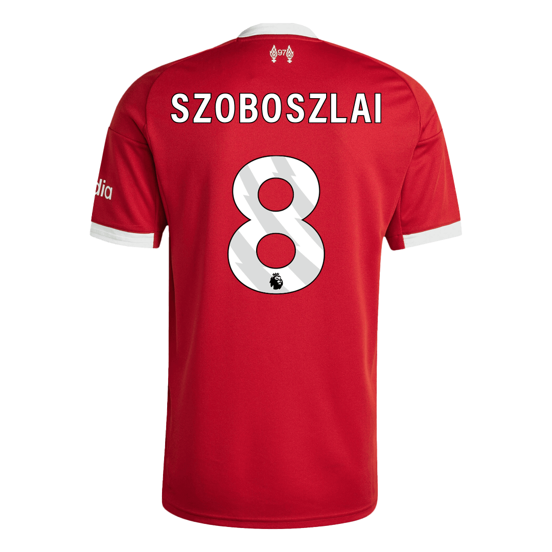 SZOBOSZLAI #8 Domowa koszulka piłkarska Liverpoolu 2025/26