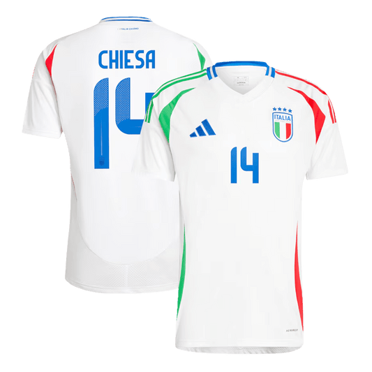 Koszulka wyjazdowa reprezentacji Włoch CHIESA #14 na Euro 2024