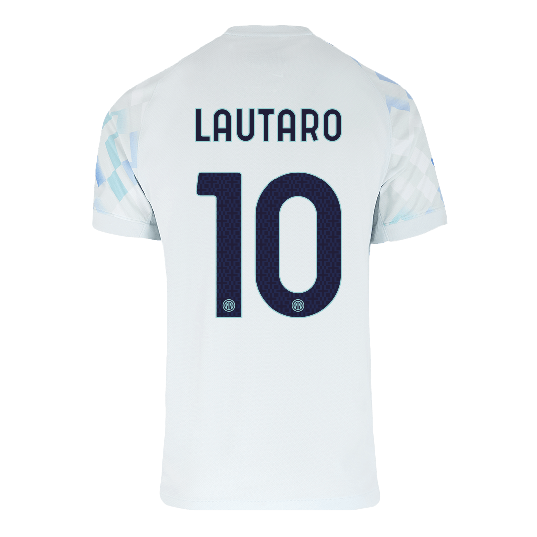 Wyjazdowa koszulka piłkarska LAUTARO #10 Inter Mediolan 2025/26