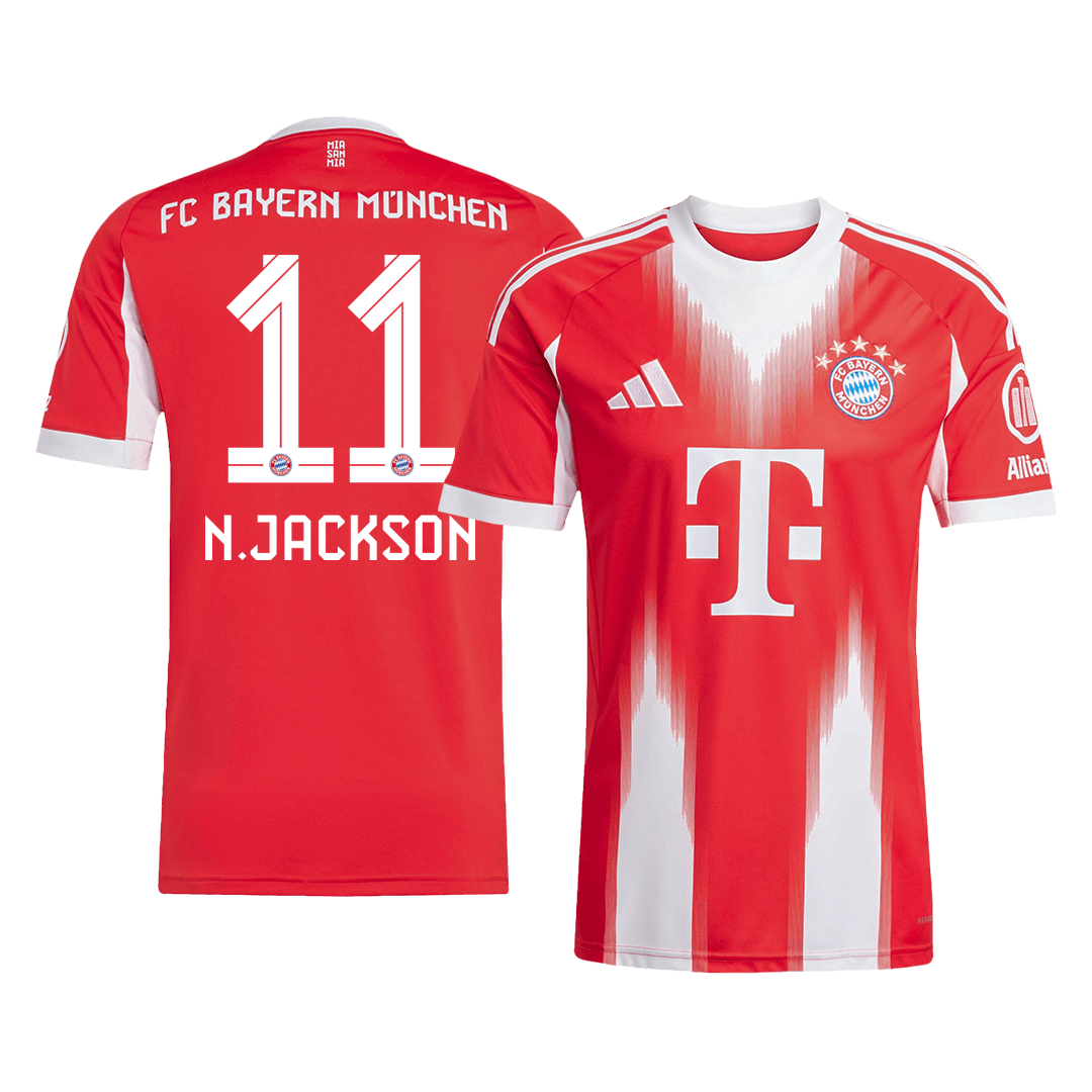Koszulka domowa Bayernu Monachium N.JACKSON nr 11 2025/26