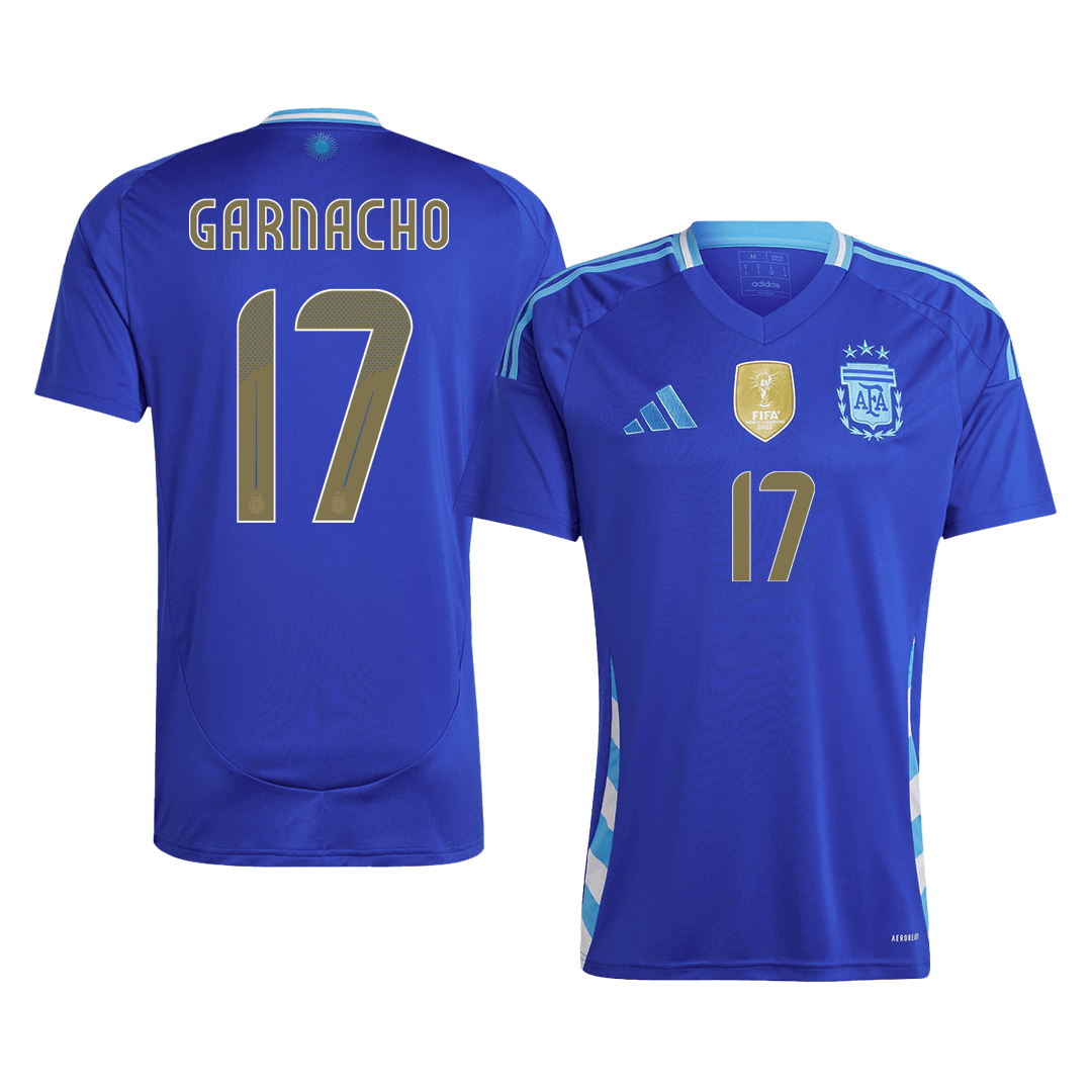 GARNACHO #17 Argentyna wyjazdowa koszulka piłkarska 2024