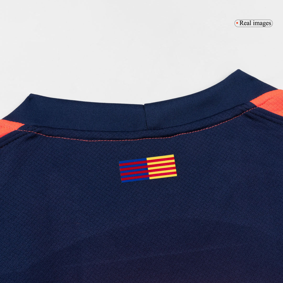 Trzecia wyjazdowa koszulka piłkarska GAVI #6 Barcelona 2025/26 — UCL