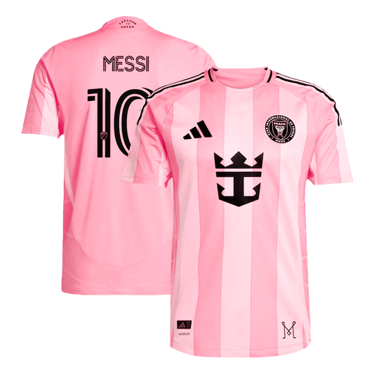 MESSI #10 Autentyczna koszulka domowa Inter Miami CF 2025, różowa