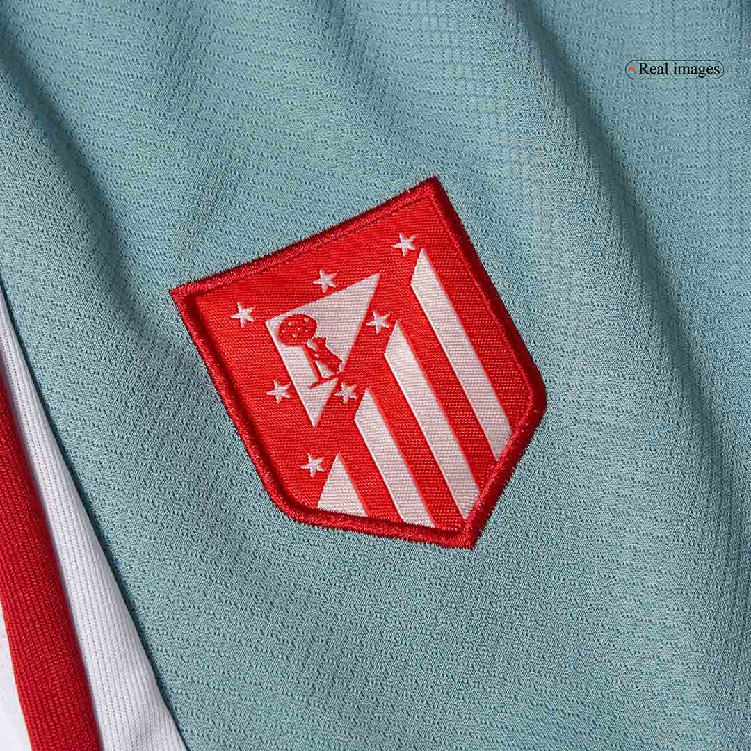 Dziecięcy zestaw wyjazdowy Atletico Madryt (koszulka + spodenki) 2024/25