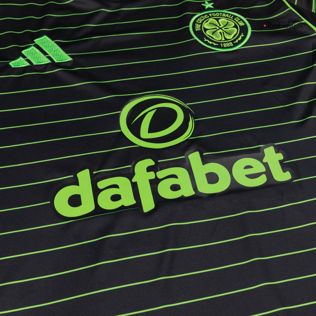 Koszulka wyjazdowa Celticu 2025/26 w kolorze czarnym