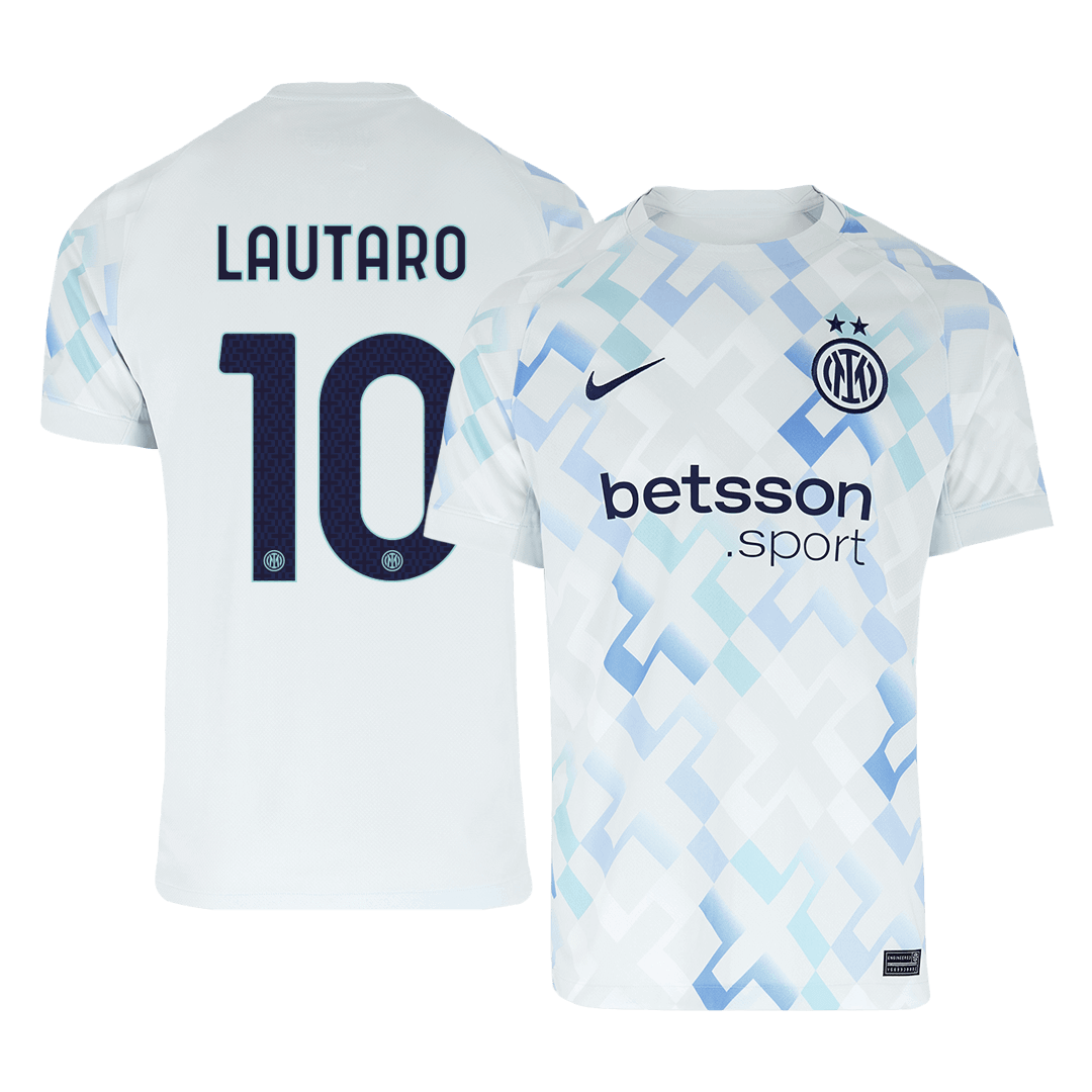Wyjazdowa koszulka piłkarska LAUTARO #10 Inter Mediolan 2025/26