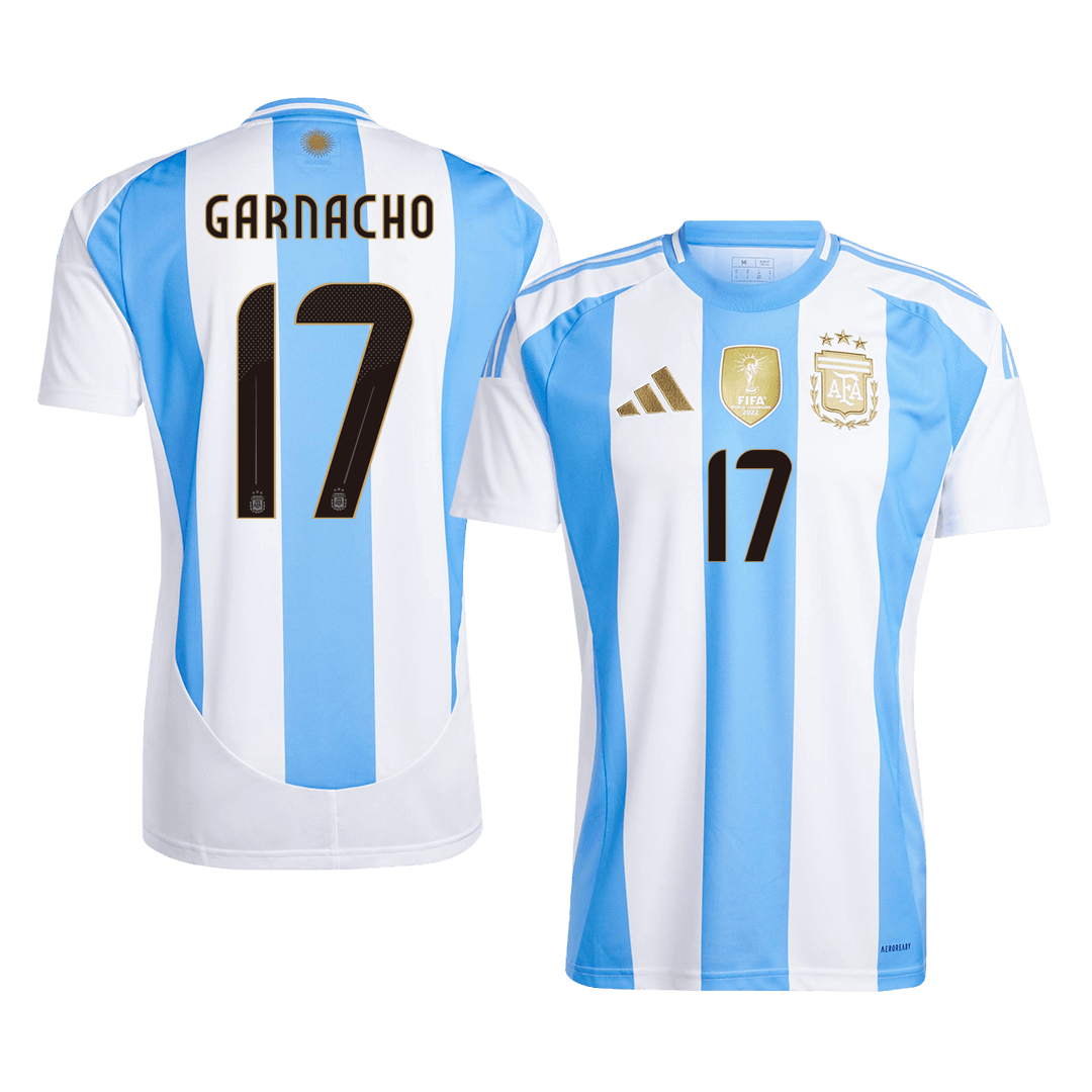Domowa koszulka piłkarska GARNACHO #17 Argentyna 2024