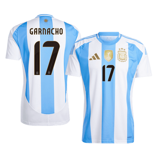 Domowa koszulka piłkarska GARNACHO #17 Argentyna 2024
