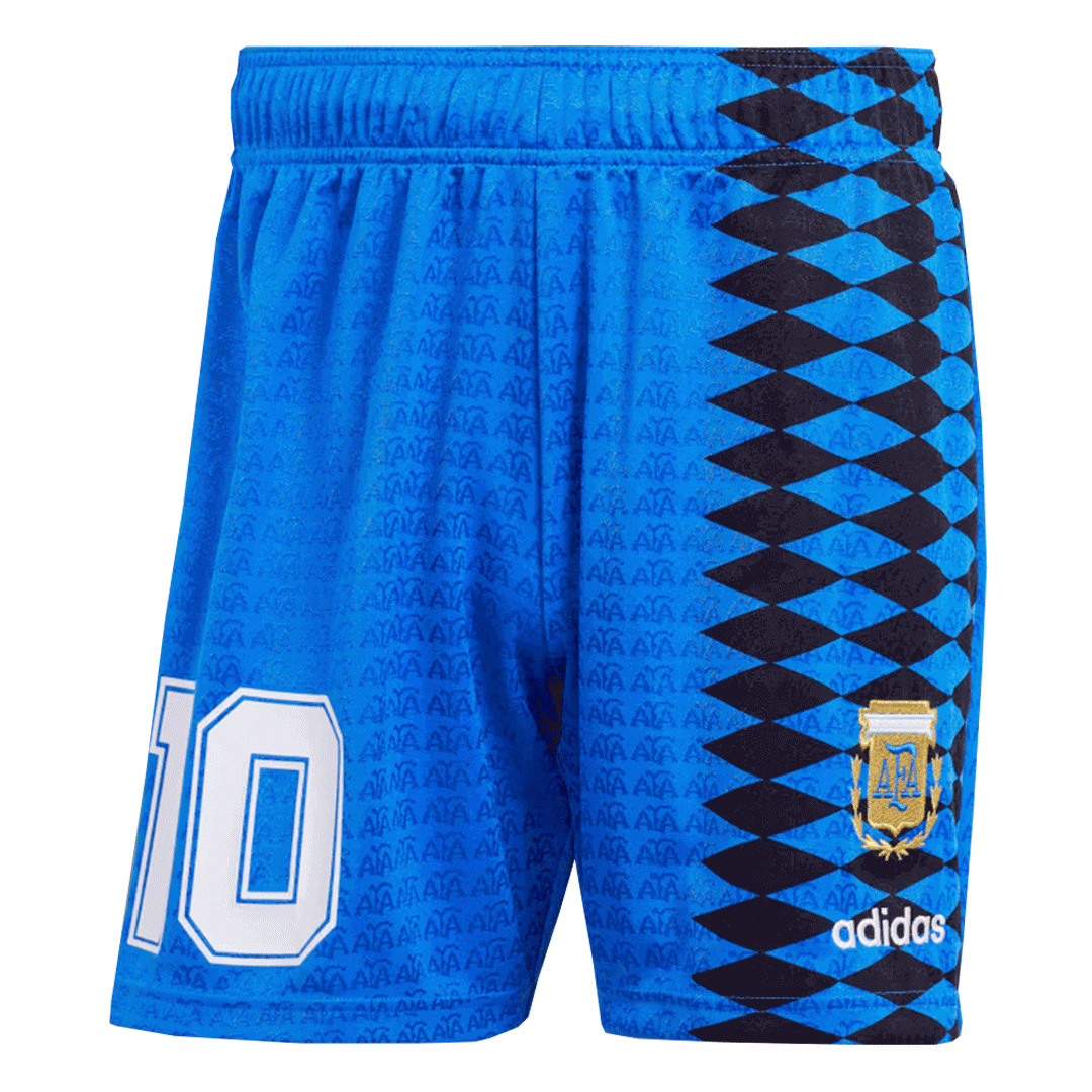 Koszulka wyjazdowa reprezentacji Argentyny nr 10 (koszulka + spodenki) 1994
