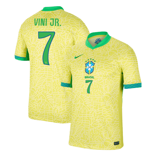 VINI JR. #7 Brazylijska domowa koszulka piłkarska Copa America 2024