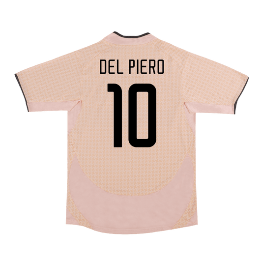 Wyjazdowa koszulka piłkarska Retro DEL PIERO #10 2003/04 Juventusu