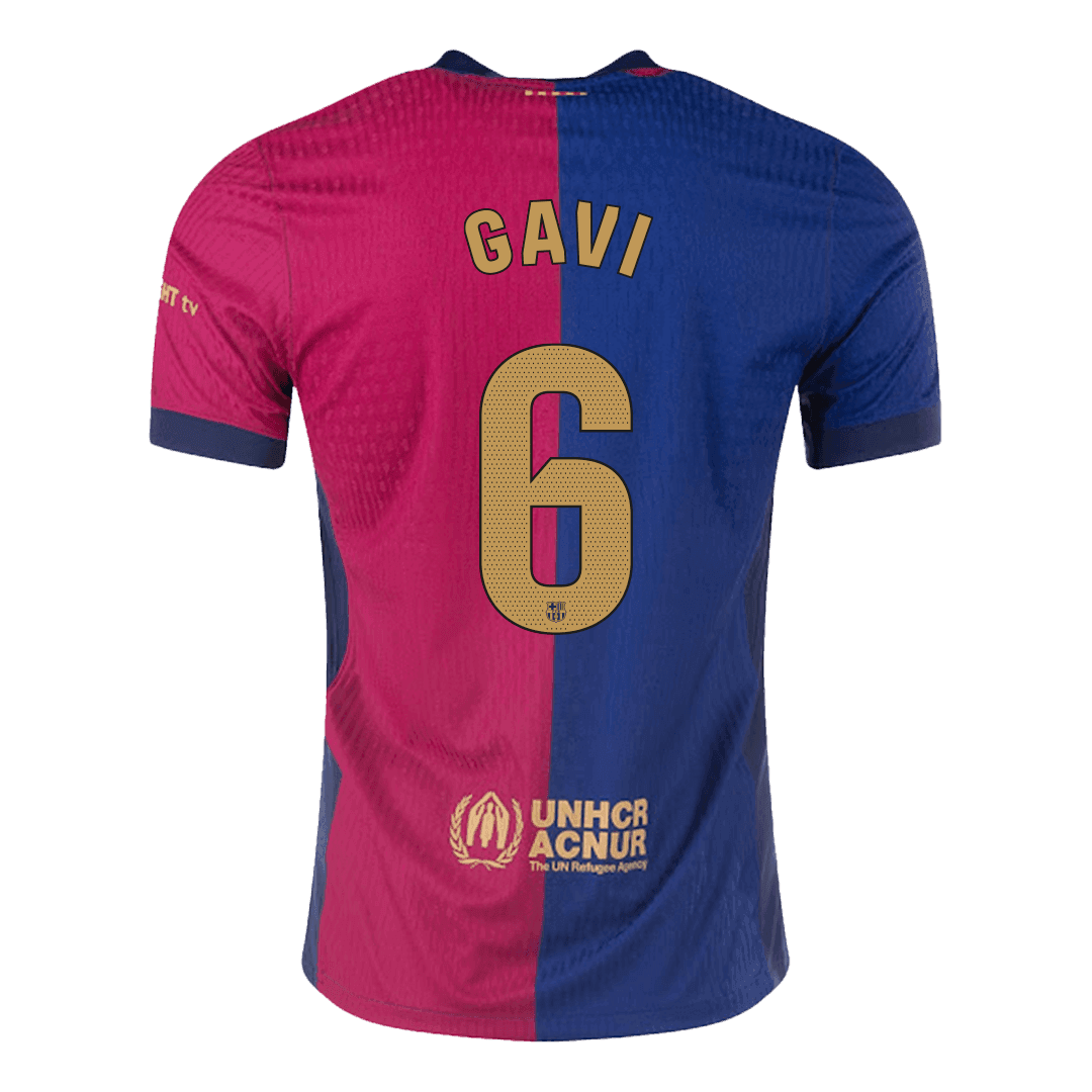 Oryginalna koszulka domowa GAVI #6 Barcelona 2024/25