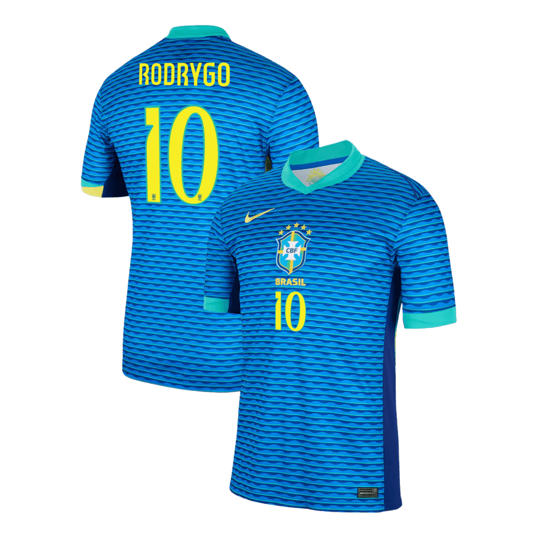 Koszulka wyjazdowa Rodrygo #10 Brazylia Copa America 2024