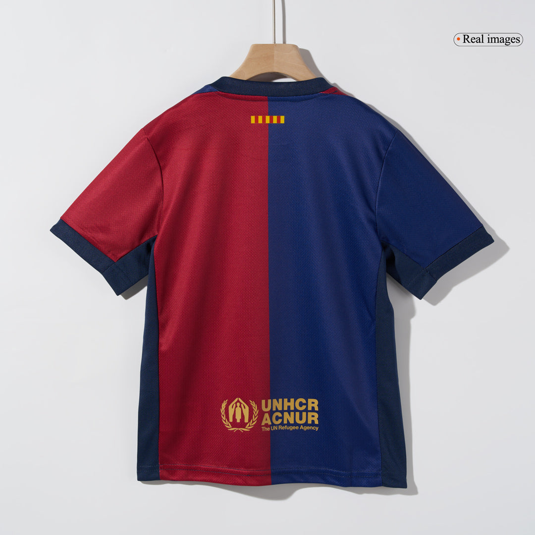 Dziecięce stroje piłkarskie Barcelona na zamówienie 2024/25